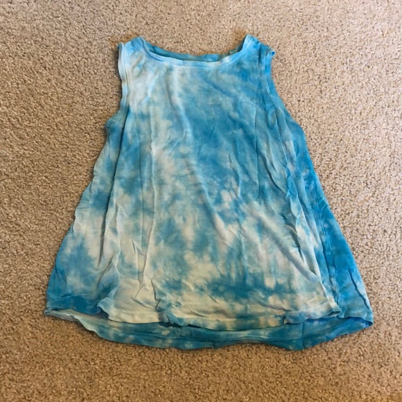 Blue Tye Die Justice Tank Top - Picture 1 of 4